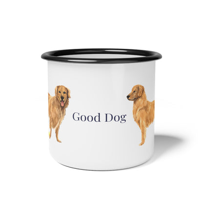 Good Dog Enamel Camp Cup