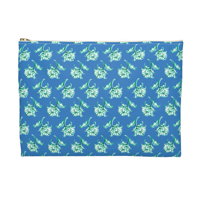 Watercolor Woodblock Zip Pouch