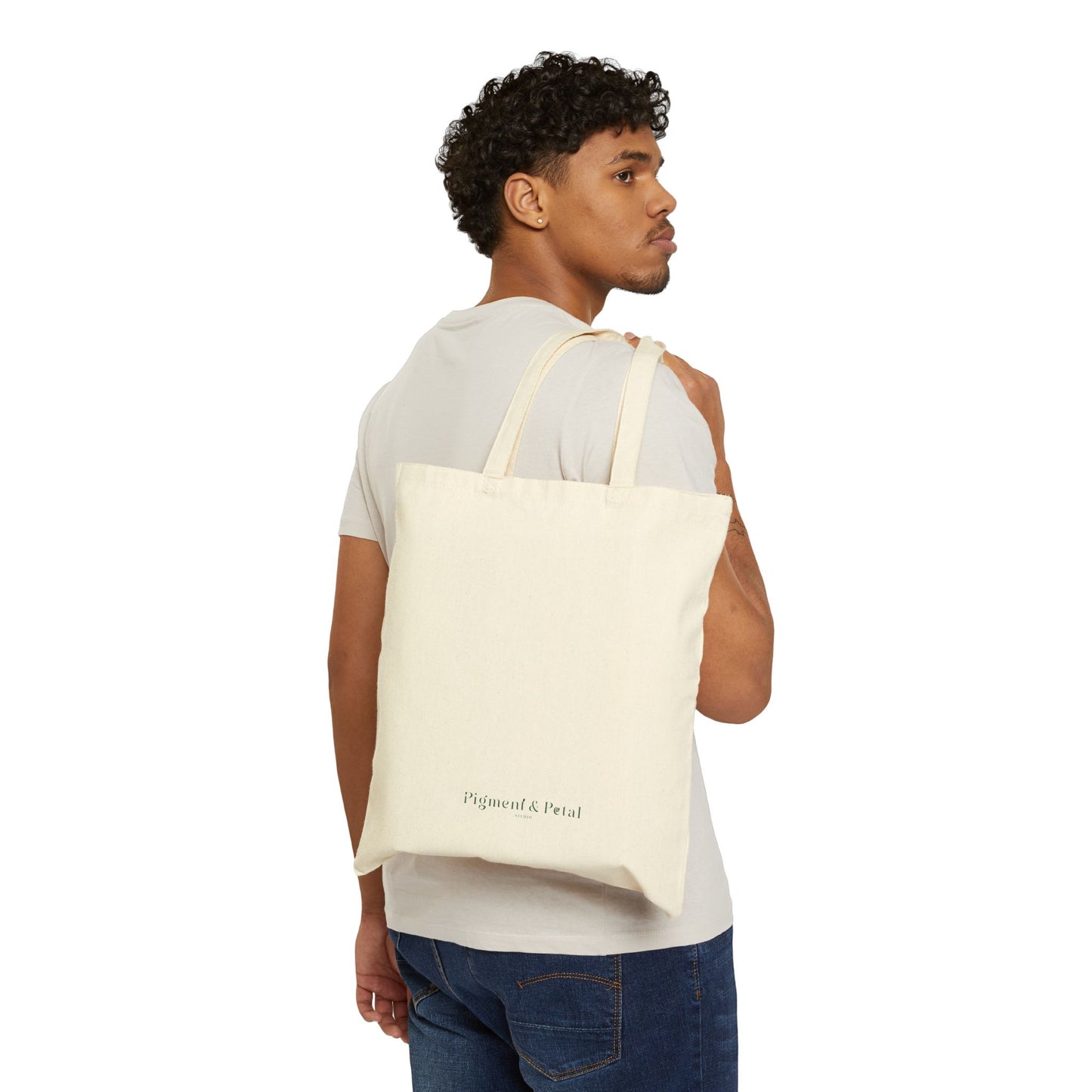 Midnight Bloom Organic Tote