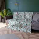 Chalet Dogs Velvet Throw Blanket
