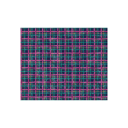 Alpine Plaid Velvet Blanket