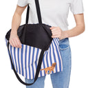 'GOOD DOG' Prep Stripe Weekender Tote Bag