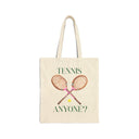 Tennis Anyone Illustrated Tennis Racquet Natural Tote bag 