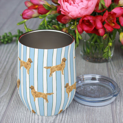 Good Dog Prep Stripe Wine Tumbler
