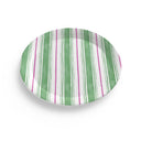 Painted Stripe Melamine Plate Set