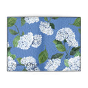 Leather Passport Cover with Cloudless Hydrangea Pattern