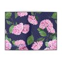 Leather Passport Cover with Twilight Hydrangea Pattern