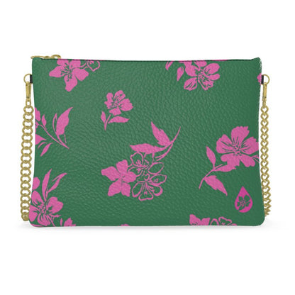 Inky Floral Crossbody Purse