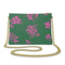 Inky Floral Crossbody Purse