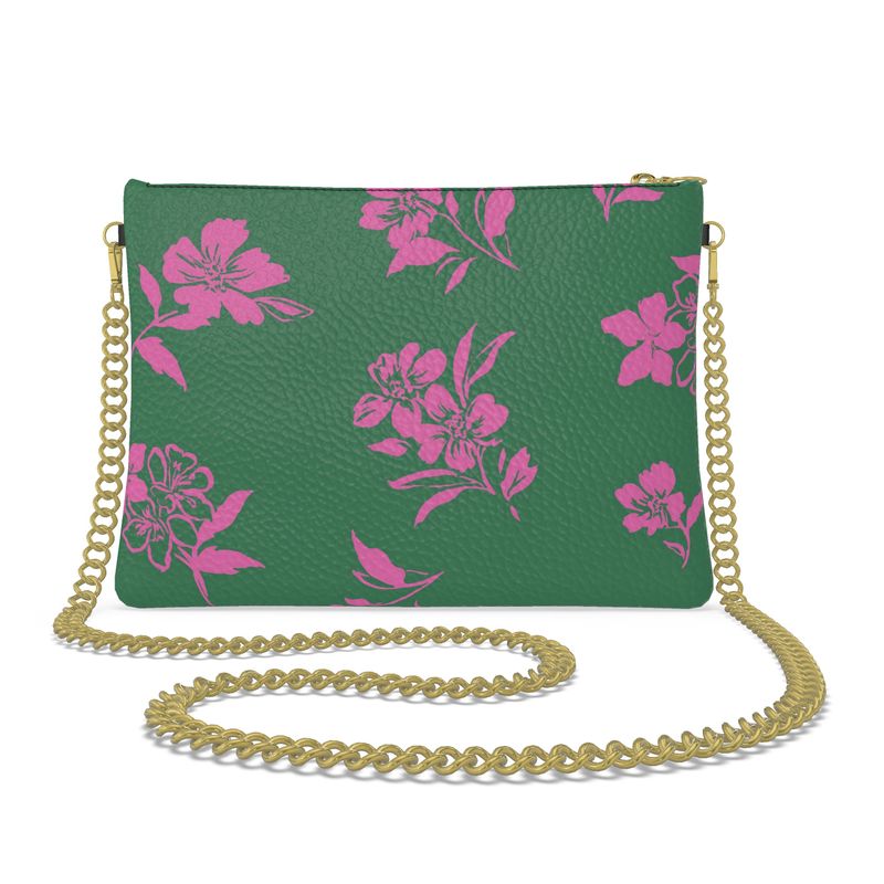 Inky Floral Crossbody Purse