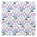 Cloth Napkin with Hydrangea and watercolor trellis artwork
