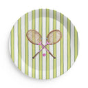 Grass Courts Prep Stripe Plates