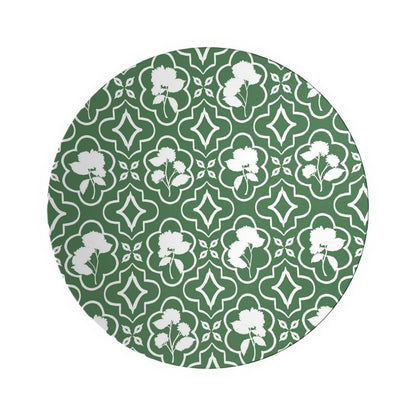 Shadow Garden Trellis Decorative Bowl in Tennis Grass Green Top View