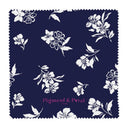 Inky Floral Glasses Case
