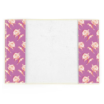 Watercolor Woodblock Passport Cover