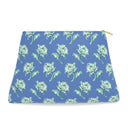 Watercolor Woodblock Leather Clutch