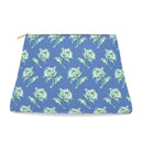 Watercolor Woodblock Leather Clutch