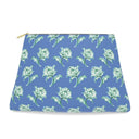 Watercolor Woodblock Leather Clutch