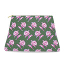 Watercolor Woodblock Leather Clutch