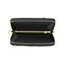 Ski Chalet Leather Zip Wallet