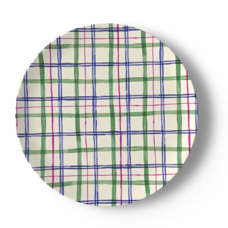 Alpine Plaid Bone China Dish Set