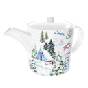 Ski Chalet Bone China Tea Pot