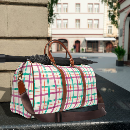 Alpine Plaid Waterproof Travel Bag