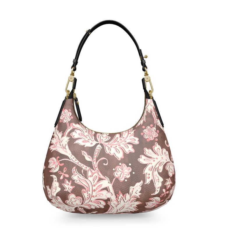 Heritage Block Leather Scoop Purse