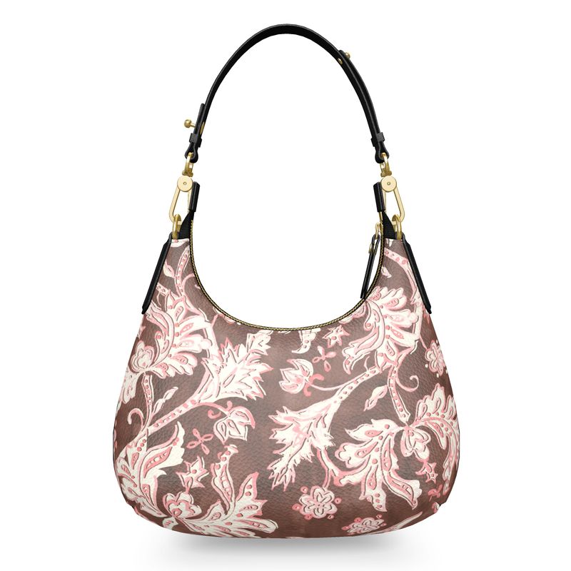 Heritage Block Leather Scoop Purse