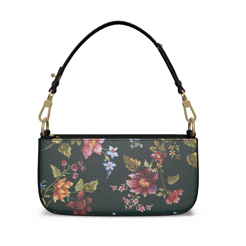 Midnight Bloom Zip Bag
