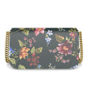 Midnight Bloom Crossbody Flap Bag