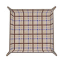 Harvest Plaid Leather CatchAll