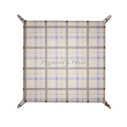 Harvest Plaid Leather CatchAll