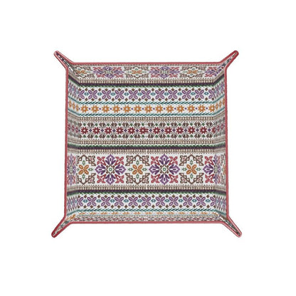 Summit Knit Catchall Leather Tray