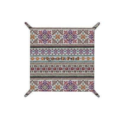 Summit Knit Catchall Leather Tray