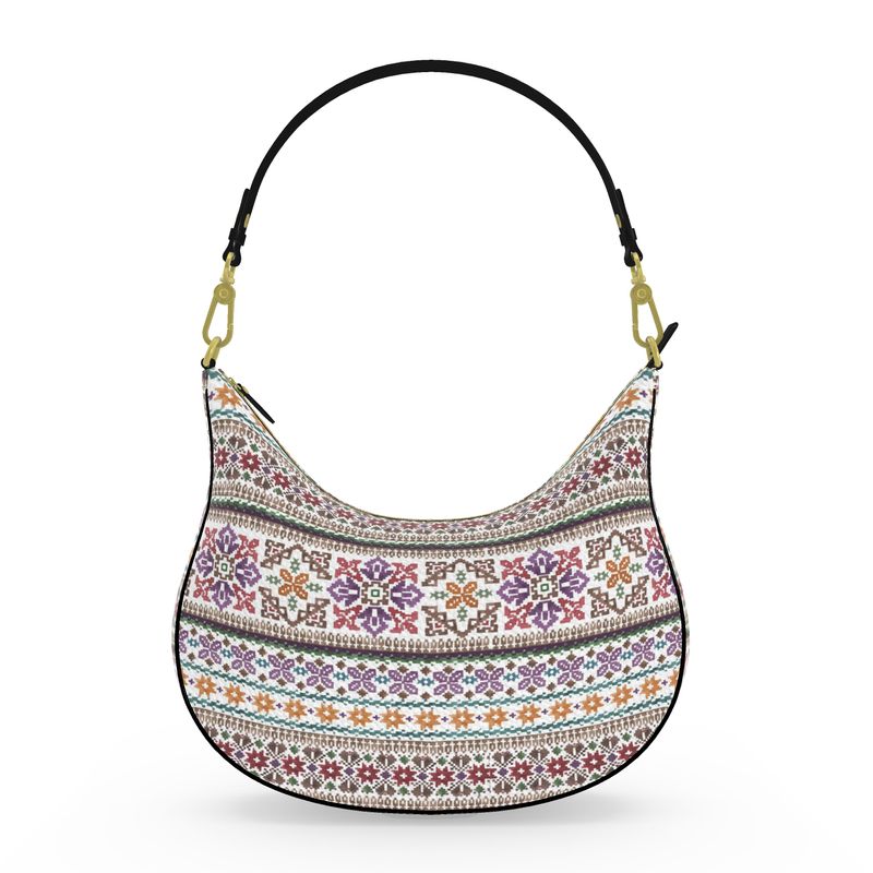 Summit Knit Curved Zip Bag