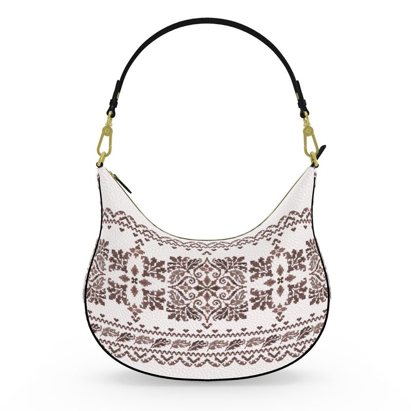 Curved Après Alpine Handbag | Luxury Nappa Leather Winter Bag