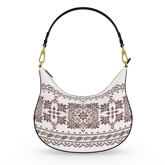 Curved Après Alpine Handbag | Luxury Nappa Leather Winter Bag