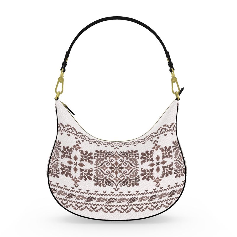 Curved Après Alpine Handbag | Luxury Nappa Leather Winter Bag