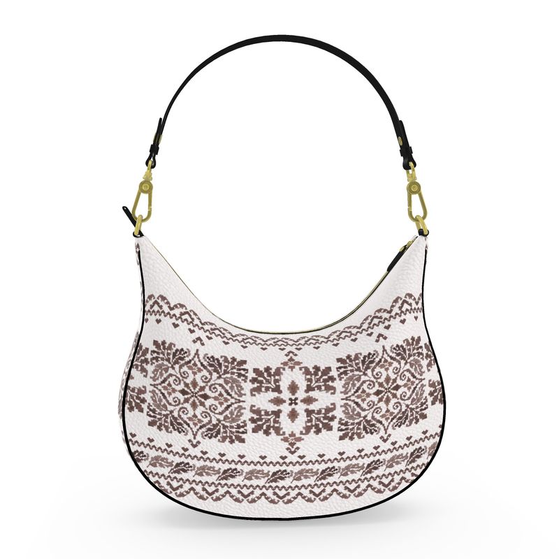 Curved Après Alpine Handbag | Luxury Nappa Leather Winter Bag