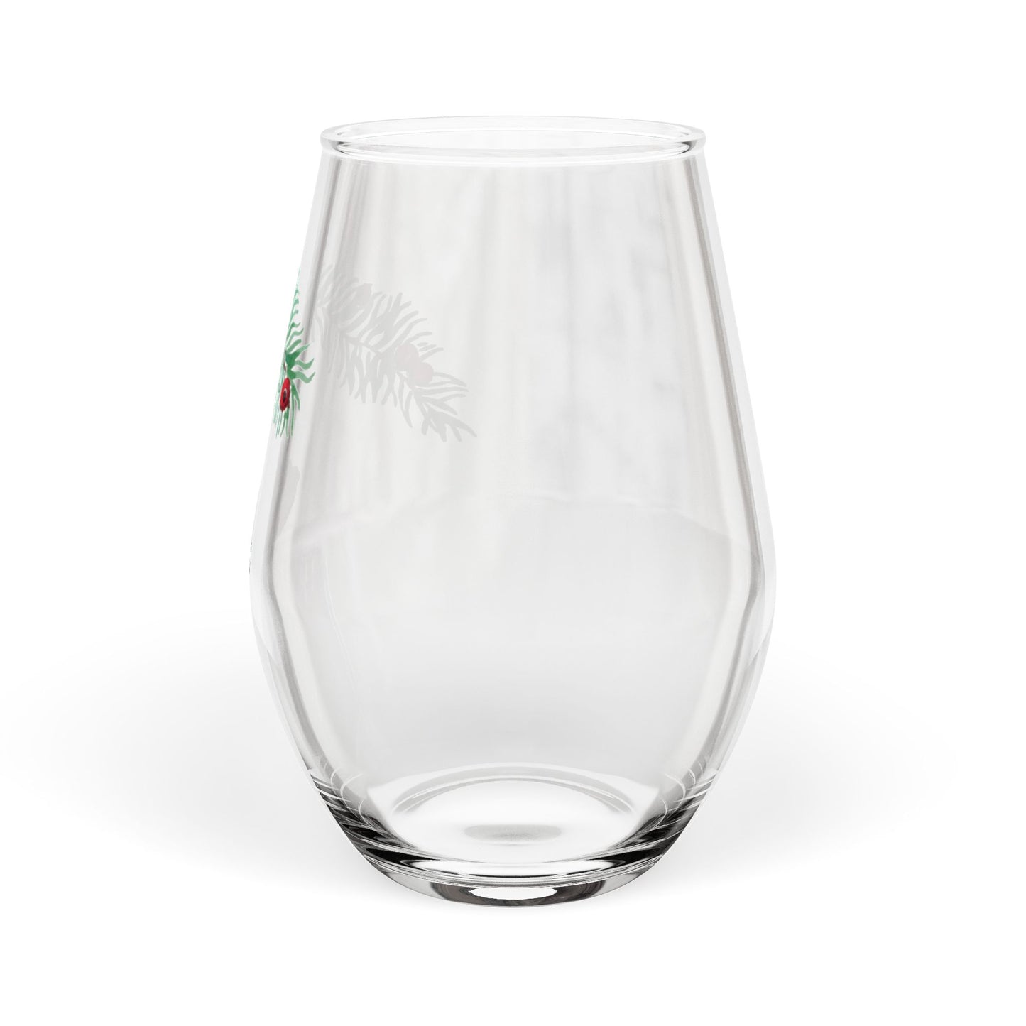 Winter Bells Stemless Wine Glass