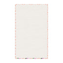 Garden Trellis Kitchen Towel hanging on dish towel back view in Sherbert Orange Colorway