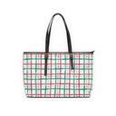 Alpine Plaid Vegan Leather Shoulder Bag