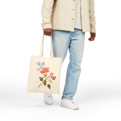 Midnight Bloom Organic Tote