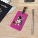 Snow Dog Luggage Tag