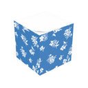 Inky Floral Note Cube