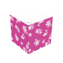 Inky Floral Note Cube