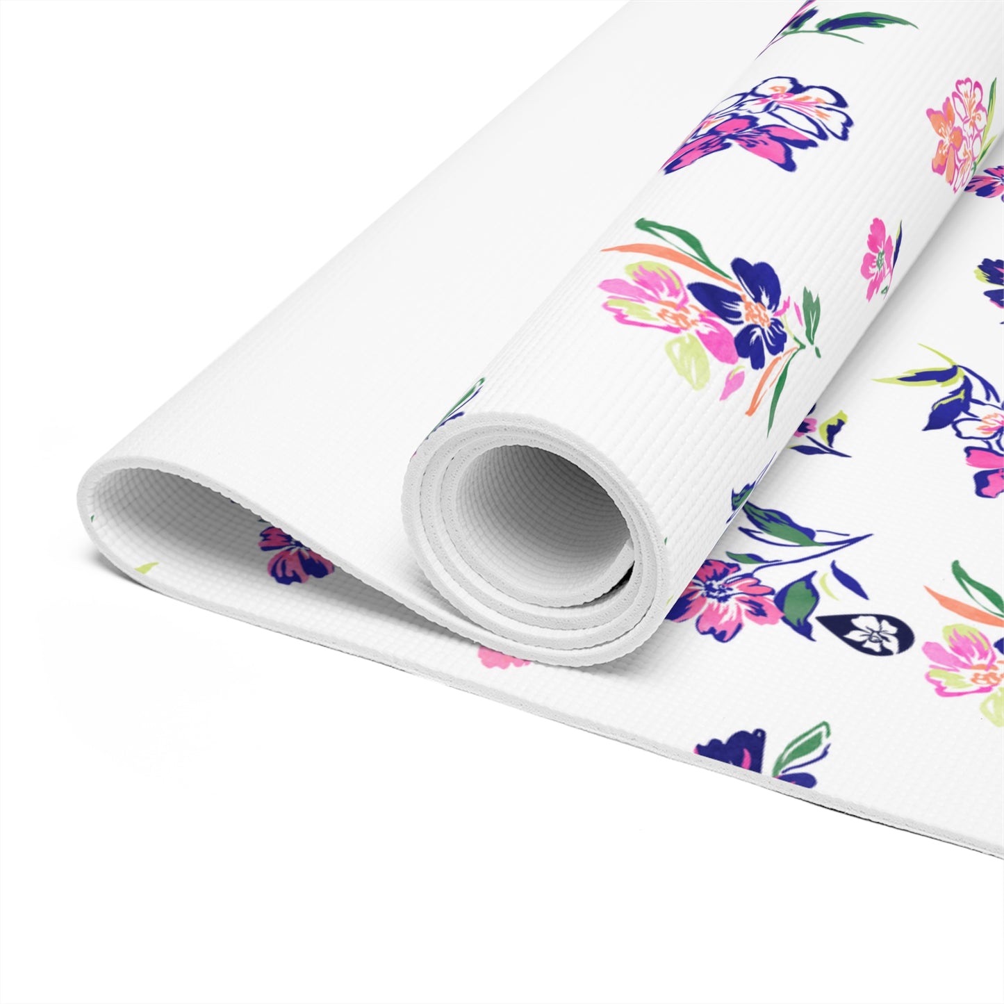 Inky Floral Yoga Mat