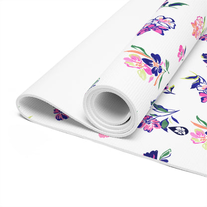 Inky Floral Yoga Mat