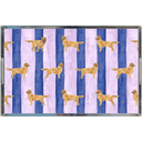 Good Dog Painted Stripe Lucite Tray